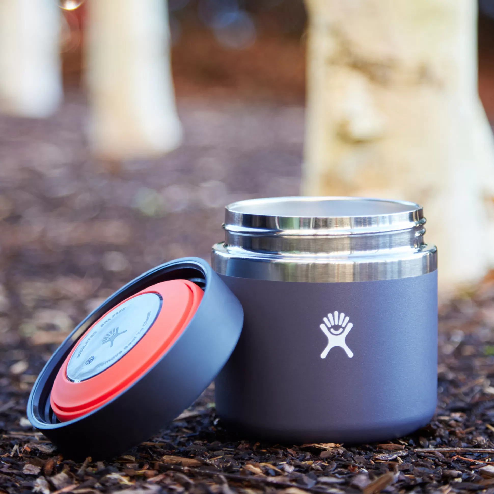 Travel Flasks & Picnic>Meadows and Byrne Hydro Flask 20 Oz Insulated Food Jar - Blackberry