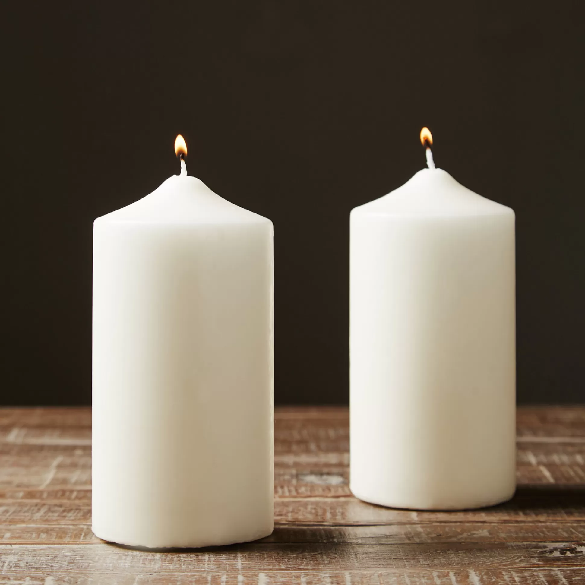Candles & Diffusers>Meadows and Byrne Ivory Pillar Candle 20 X 10 Cm - Set Of 2