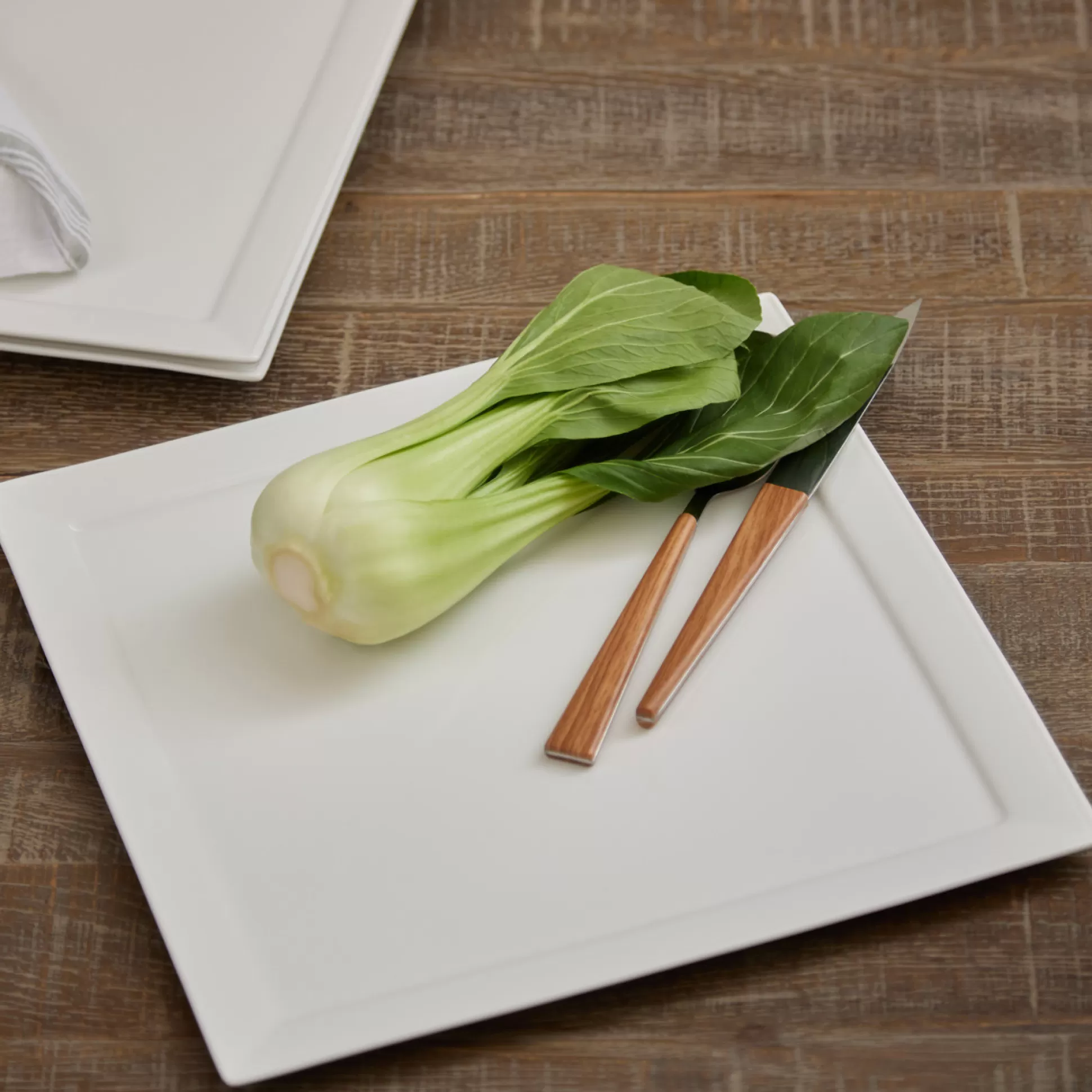 Plates>Meadows and Byrne Lara Square 30Cm Plate - Set Of 3