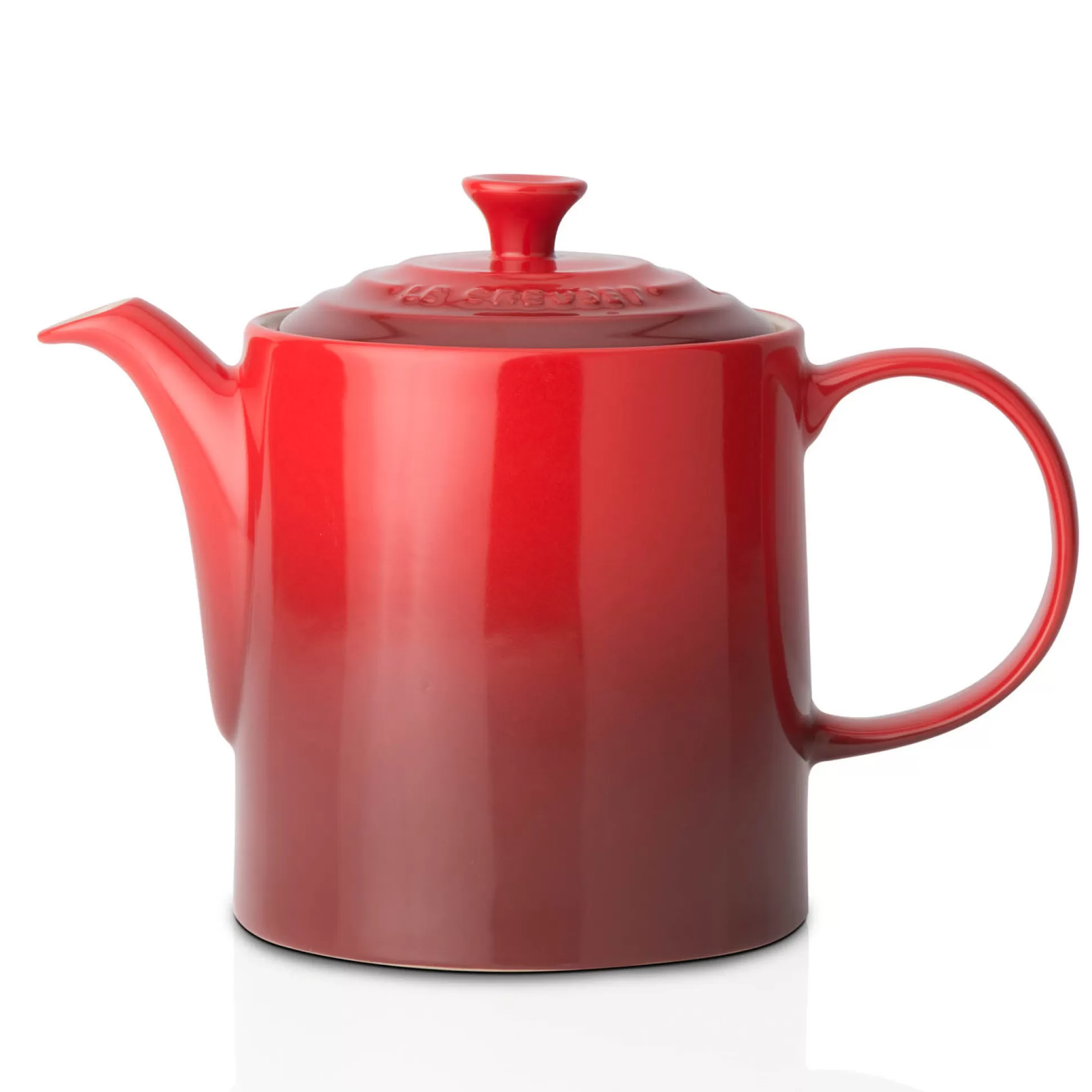 Tea Pots & Kettles>Meadows and Byrne Le Creuset Stoneware Grand Teapot - Cerise