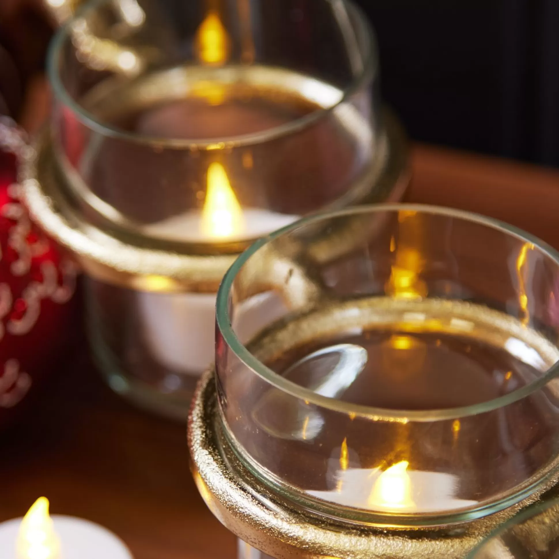 Candles & Diffusers>Meadows and Byrne White Led Tealights - Set Of 24